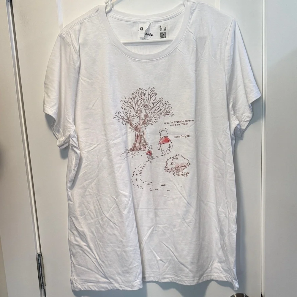 Disney Women's Pooh & Piglet Forever Friends Tee Size XL